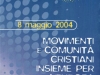 Movimento dei Focolari Emilia Romagna/Marche - Convegno “Insieme per l’Europa” - 2004